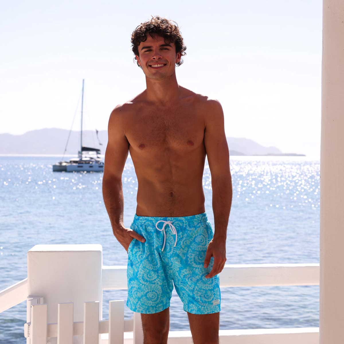 Kulani Kinis: Men's Starry Seas Swim Trunk