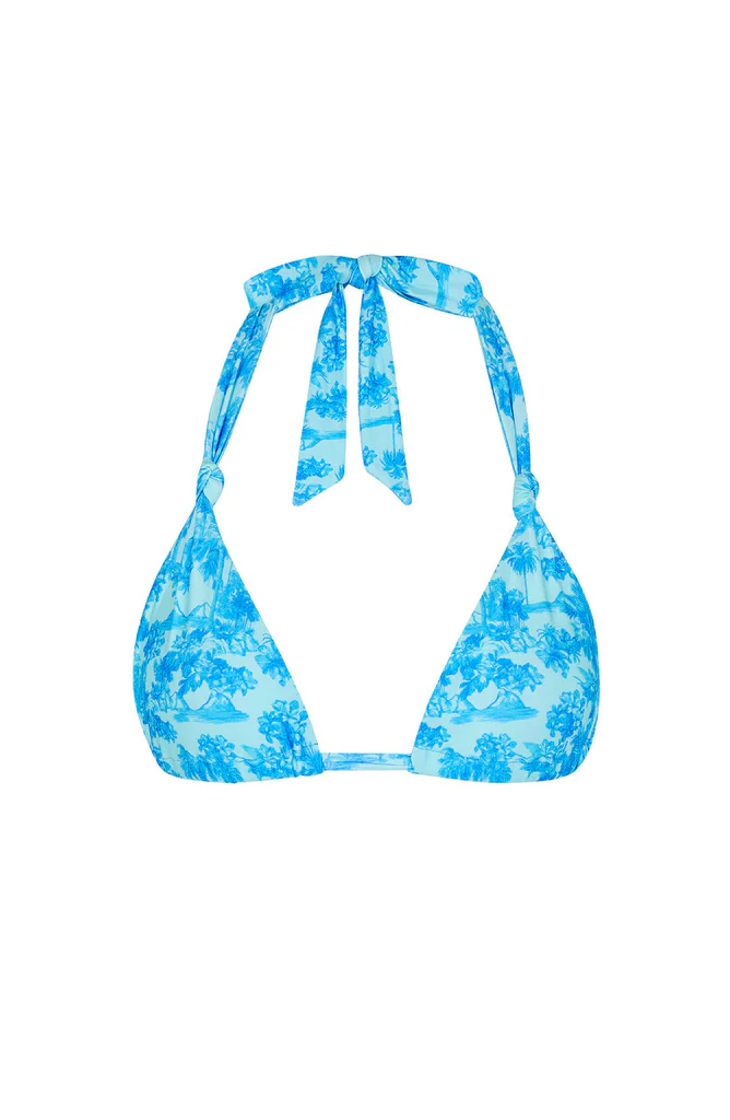Kulani Kinis: Ocean Paradise Soft Knot Halter Bikini Top