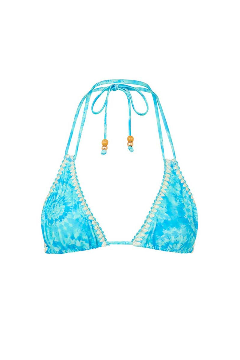 Kulani Kinis: Starry Seas Crochet Halter Bikini Top