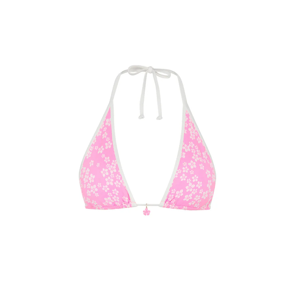 Kulani Kinis: Sugar Sprinkle Bind Triangle Halter Bikini Top