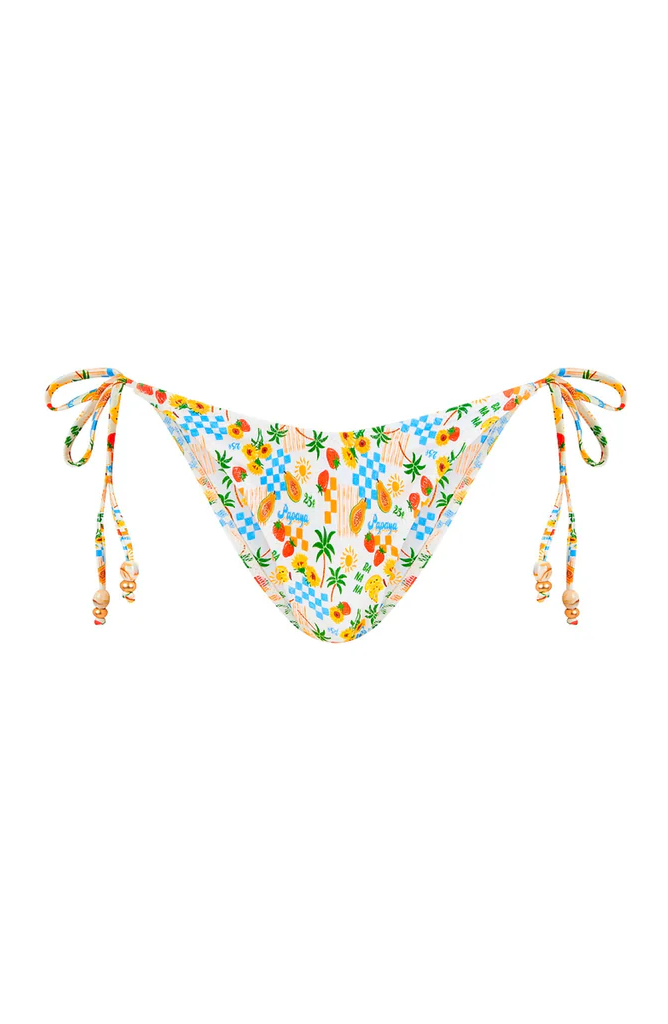 Kulani Kinis: Suncatcher Dipped Cheeky Tie Bikini Bottom