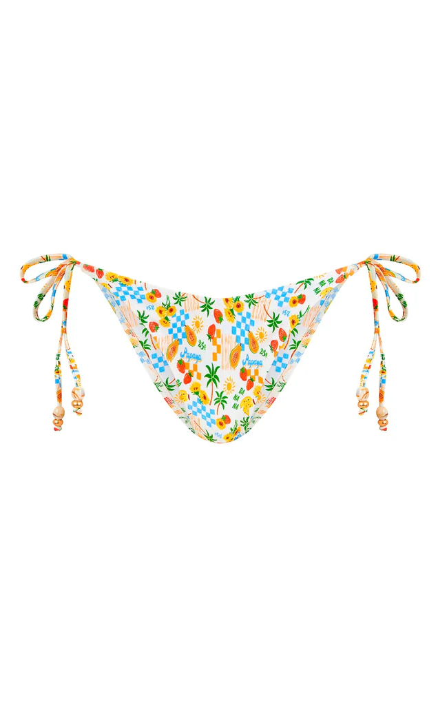 Kulani Kinis: Suncatcher Dipped Cheeky Tie Bikini Bottom