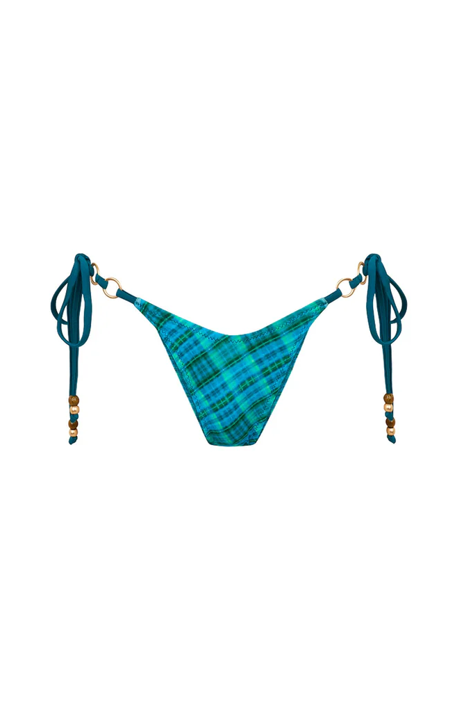 Kulani Kinis: Tropic Dip Trio Ring Cheeky Tie Bikini Bottom