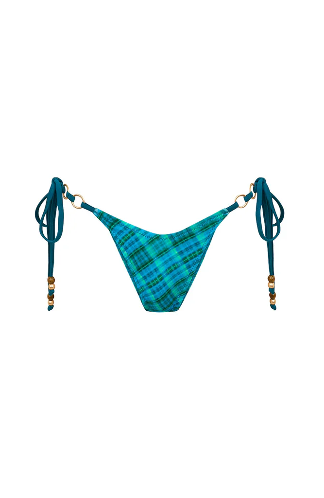 Kulani Kinis: Tropic Dip Trio Ring Cheeky Tie Bikini Bottom