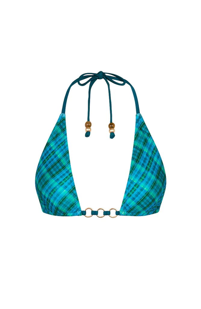 Kulani Kinis: Tropic Dip Trio Ring Triangle Bikini Top