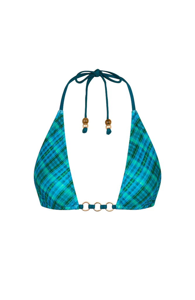 Kulani Kinis: Tropic Dip Trio Ring Triangle Bikini Top