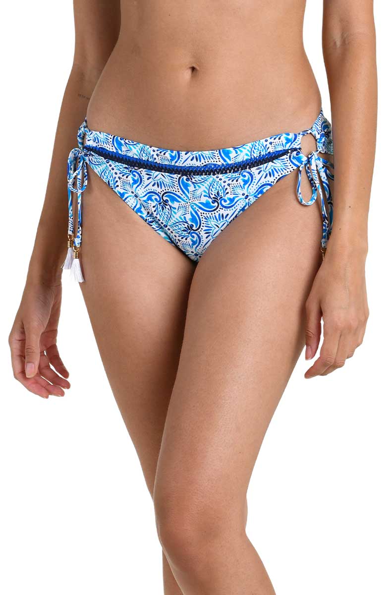 La Blanca: Costa Azul Side Tie Hipster Bottom
