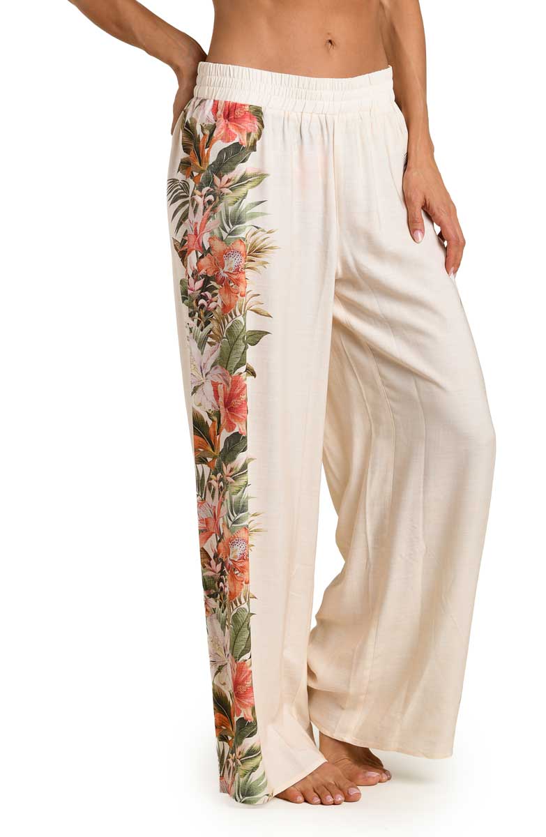 La Blanca: Courtyard Palms Pant