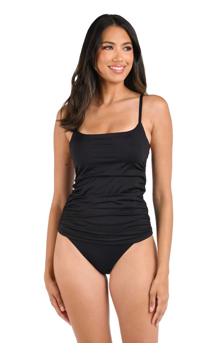La Blanca: Island Goddess Unserwire Lingerie Strap Tankini Top