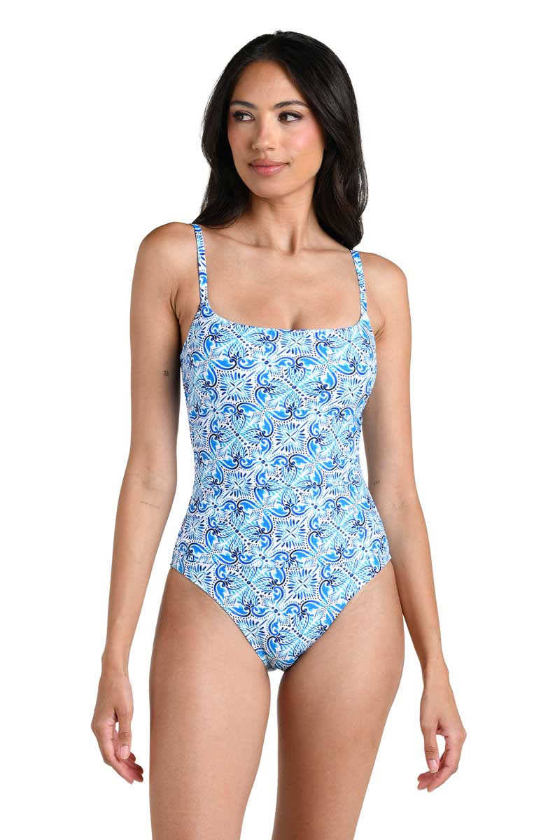 La Blanca: One Piece Coata Azul Lingerie Mio