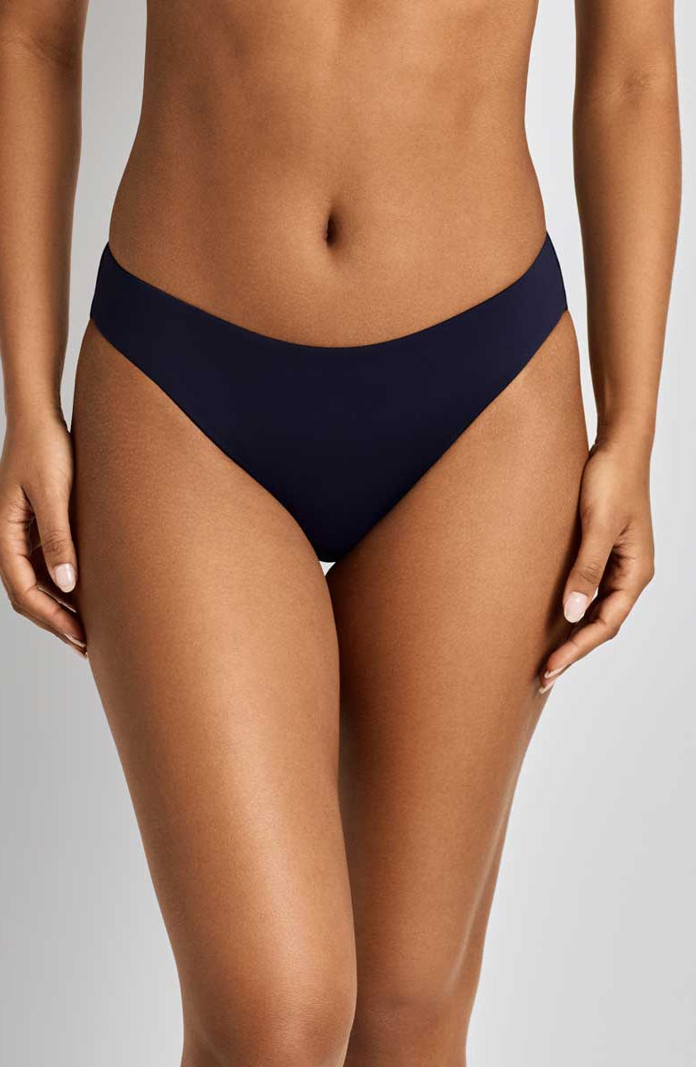 Lauren: Beach Club Solids Midrise Bikini Bottom