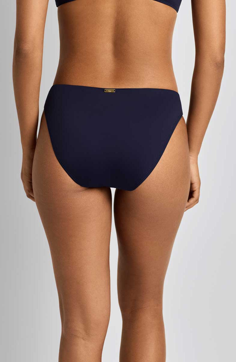 Lauren: Beach Club Solids Midrise Bikini Bottom