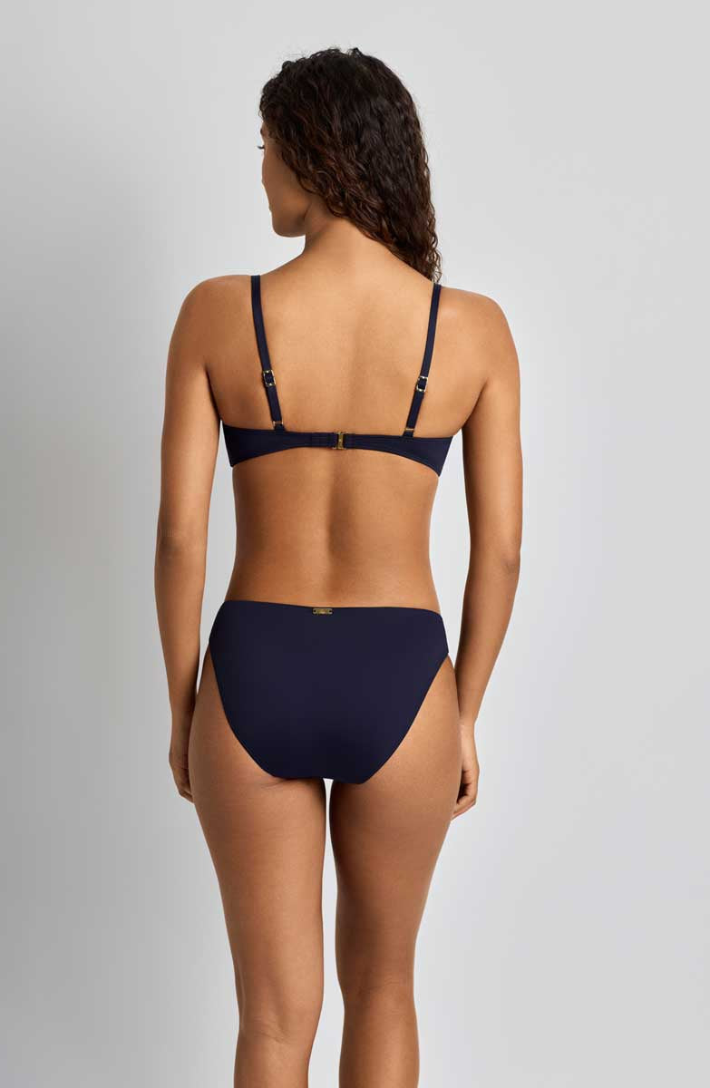 Lauren: Beach Club Solids Notch Underwire Bra Top