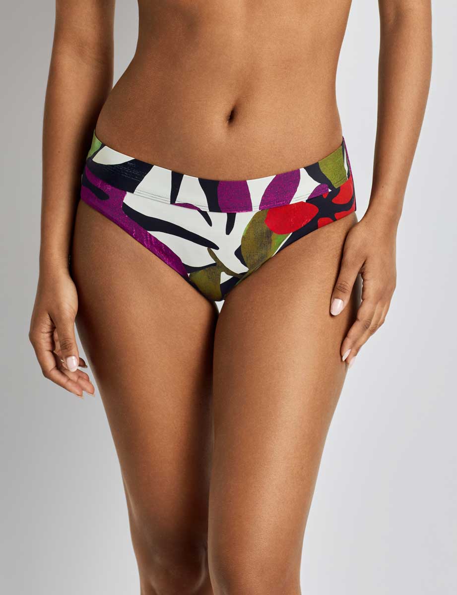 Lauren: Modern Jungle Floral Classic Band Hipster Bottom
