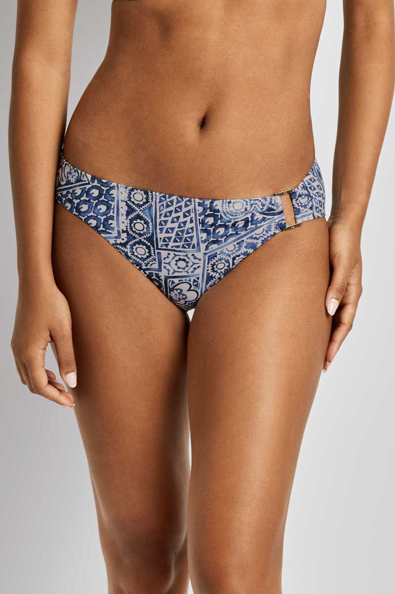 Lauren: Watercolor Tiles Ring Hipster Bikini Bottom