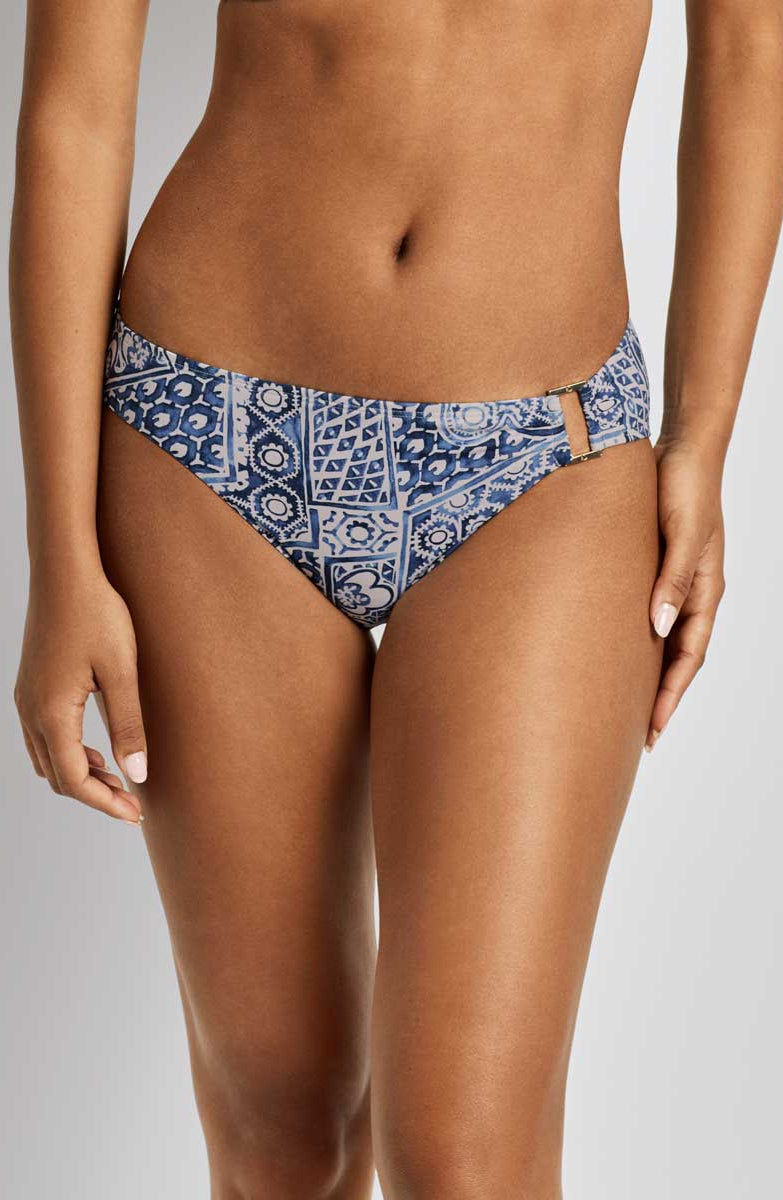 Lauren: Watercolor Tiles Ring Hipster Bikini Bottom