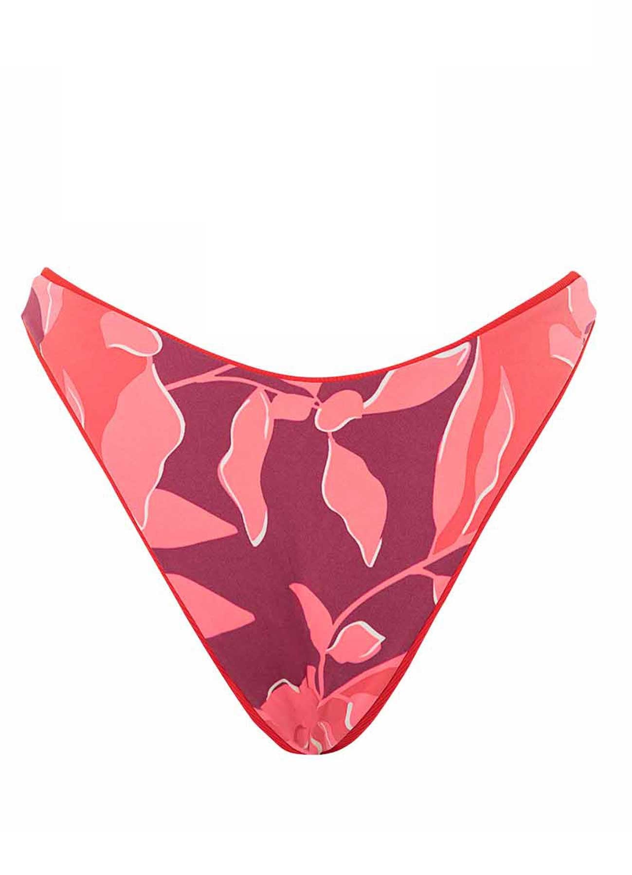 Maaji: Scarlet Red Splendour High Leg Bikini Bottom