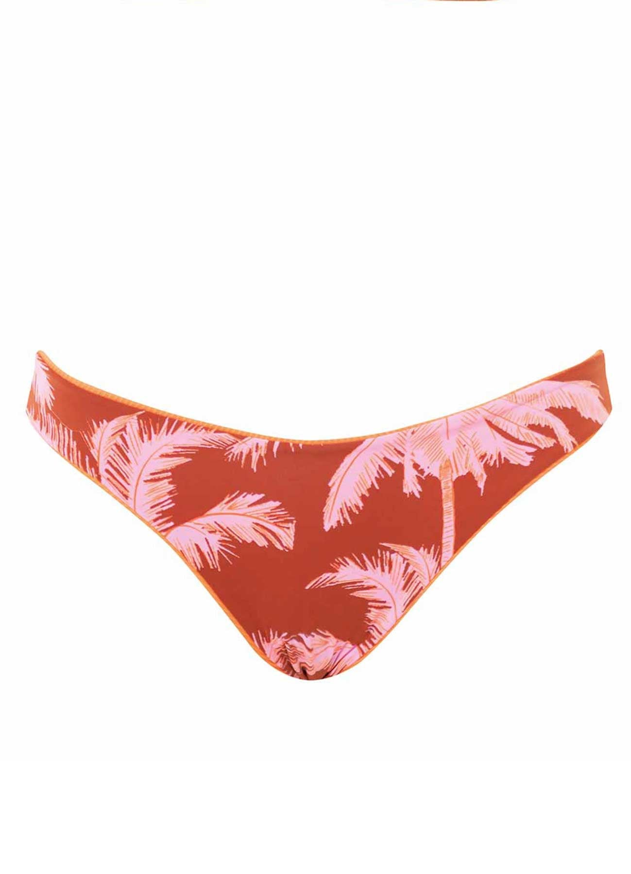 Maaji: Vibrant Orange Classic High Leg Bikini Bottom