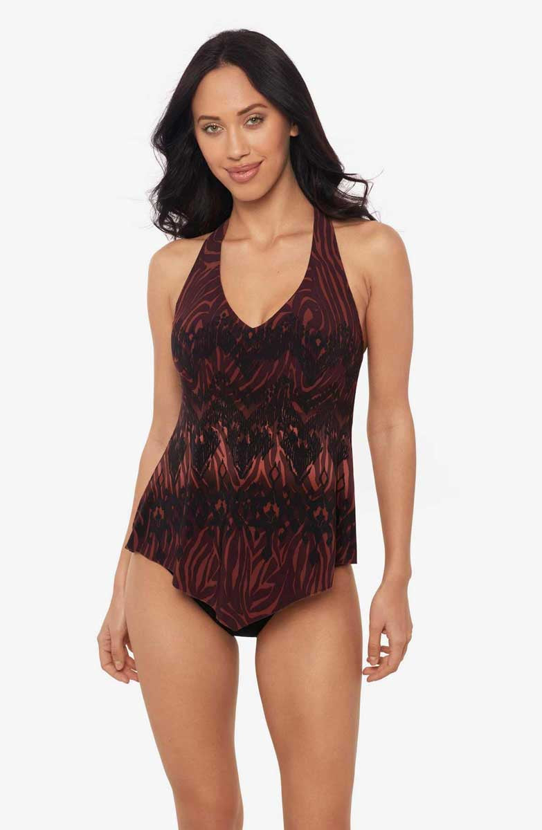Magicsuit: Zabra Taylor Racerback Tankini Top