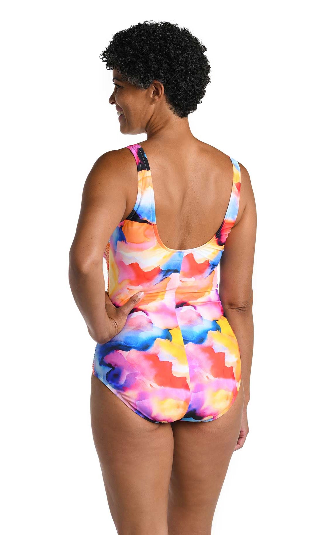 Maxine: One Piece Watercolor Bliss Over The Shoulder Mio