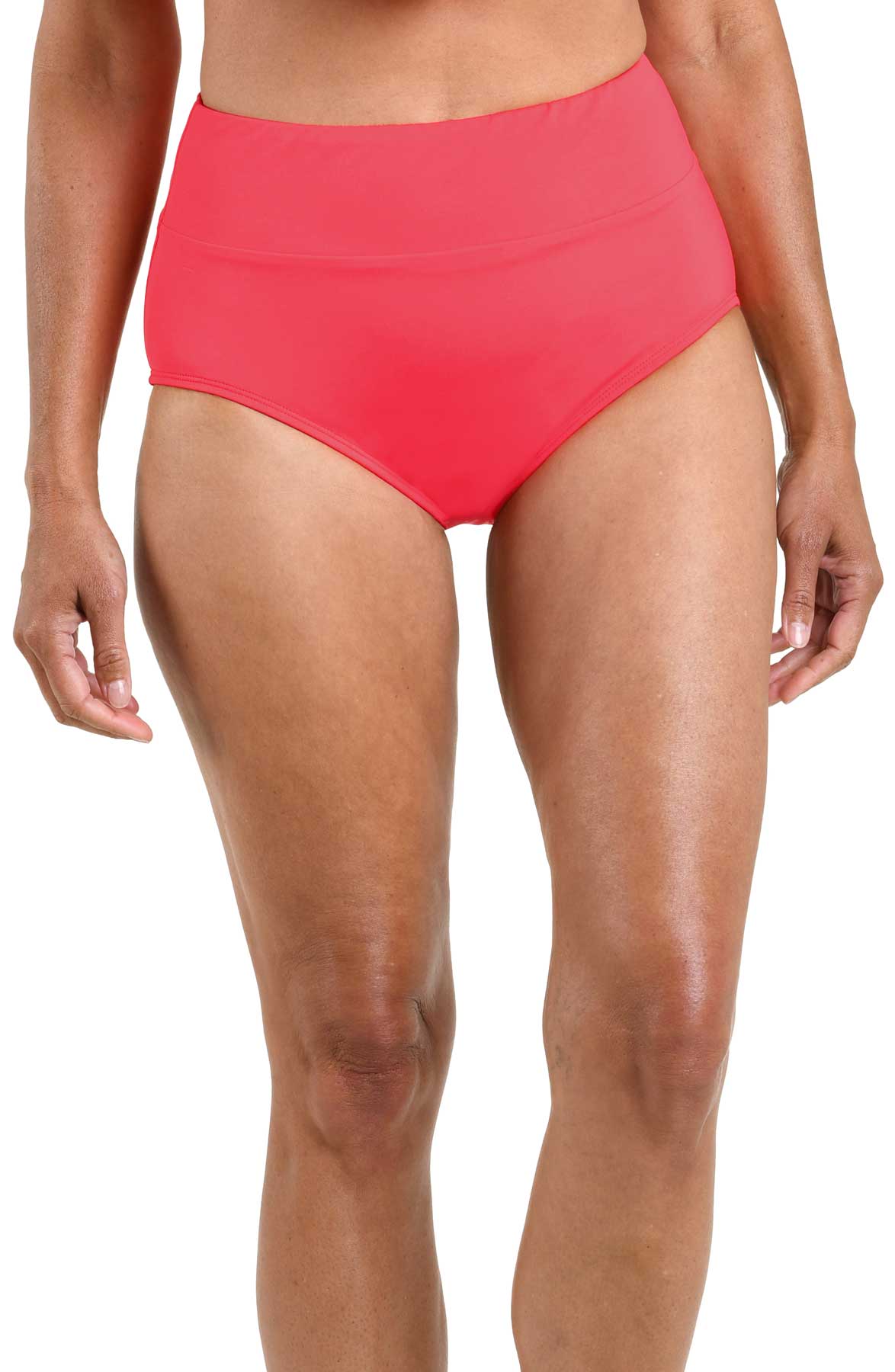 Maxine Solid Wide Band Full Bottom in Papaya