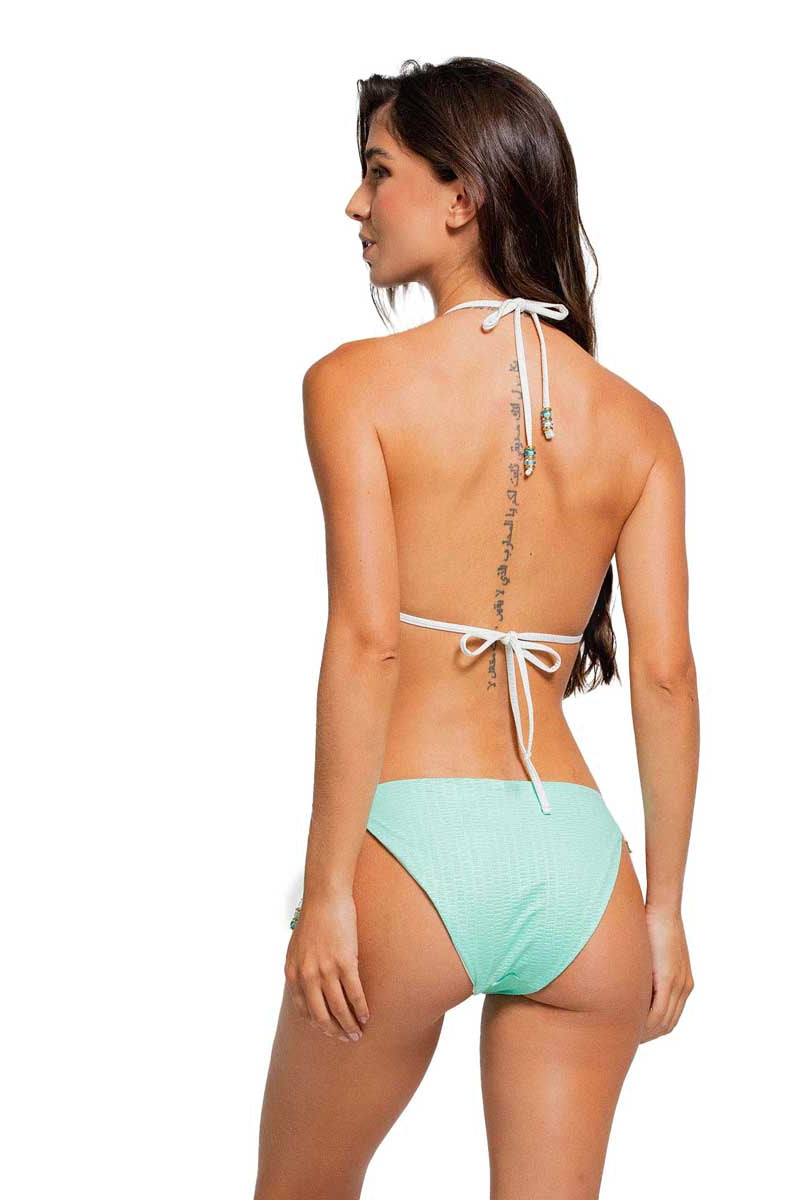 Cosita Linda: Mayan Shades In Block Reversible Tie Side Bikini Bottom