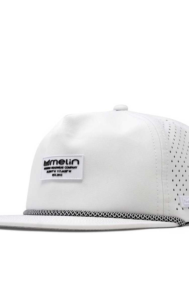 Melin: Coronado Brick Hydro Snapback Hat - WHITE