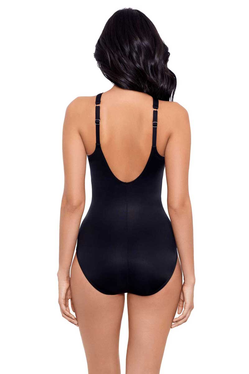 Miraclesuit: One Piece Rock Solid Aphrodite High Neck - BLACK