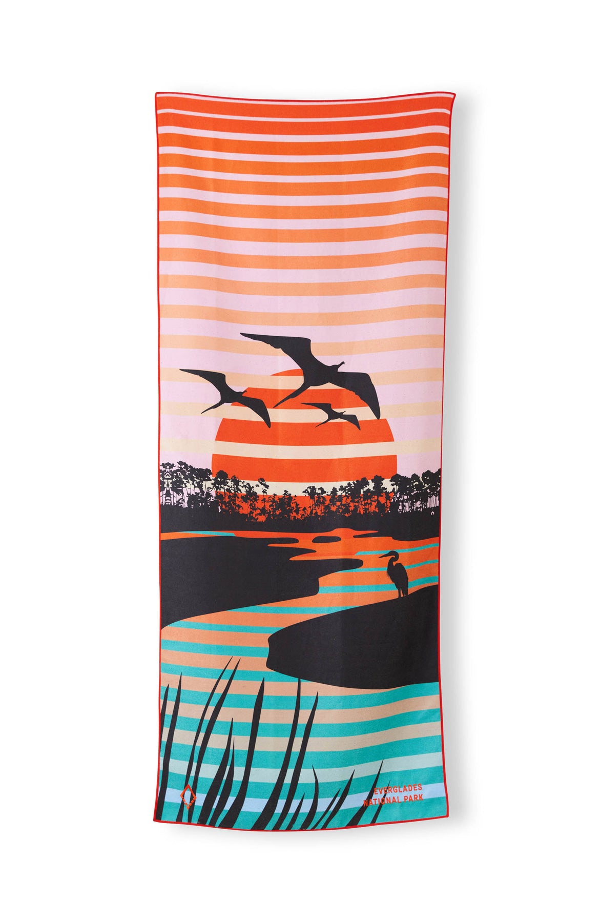 Nomadix: Everglades National Park Pink Teal Towel