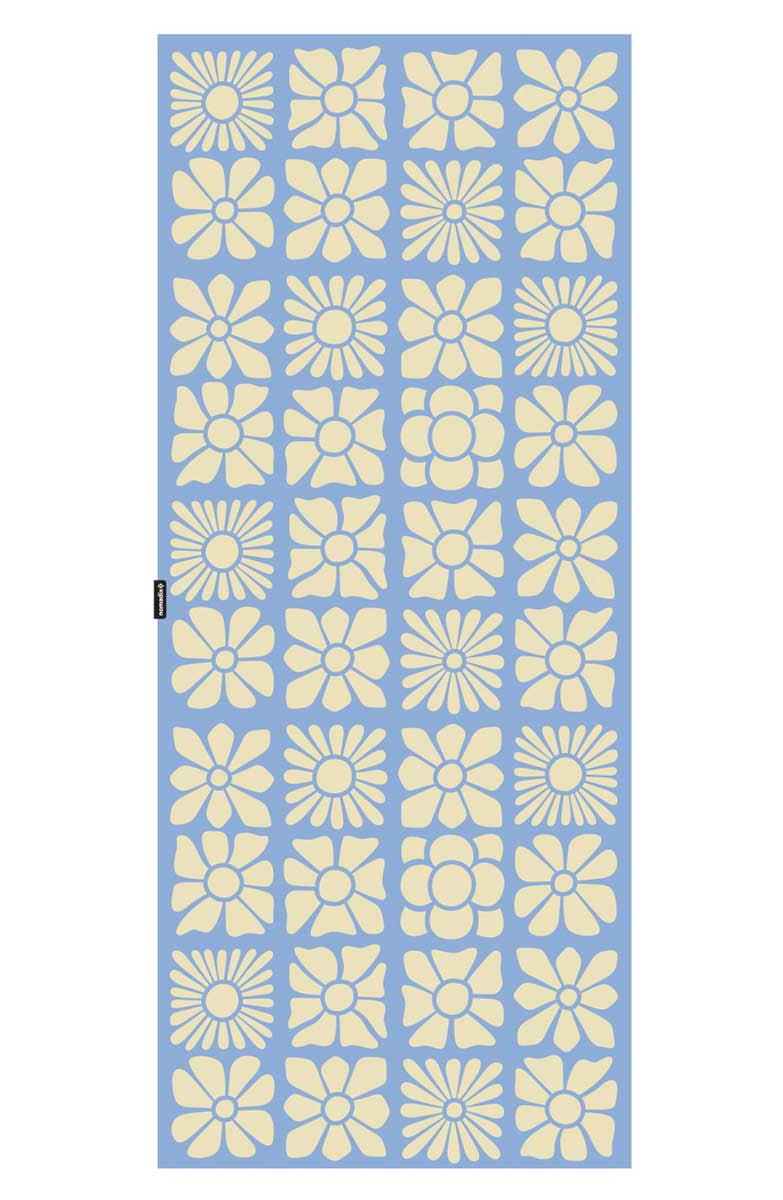 Nomadix: Flowerbed Coastal Blue Towel