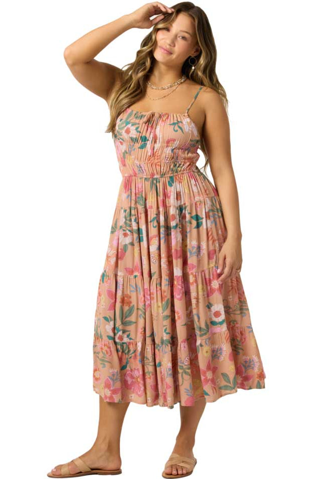 O'Neill: Ester Camella Woven Midi Dress