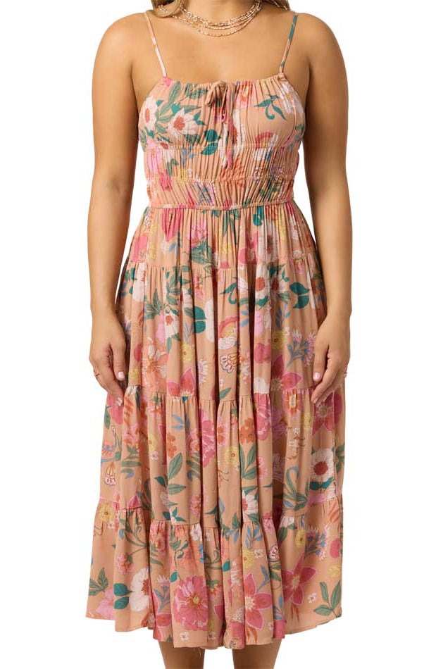 O'Neill: Ester Camella Woven Midi Dress