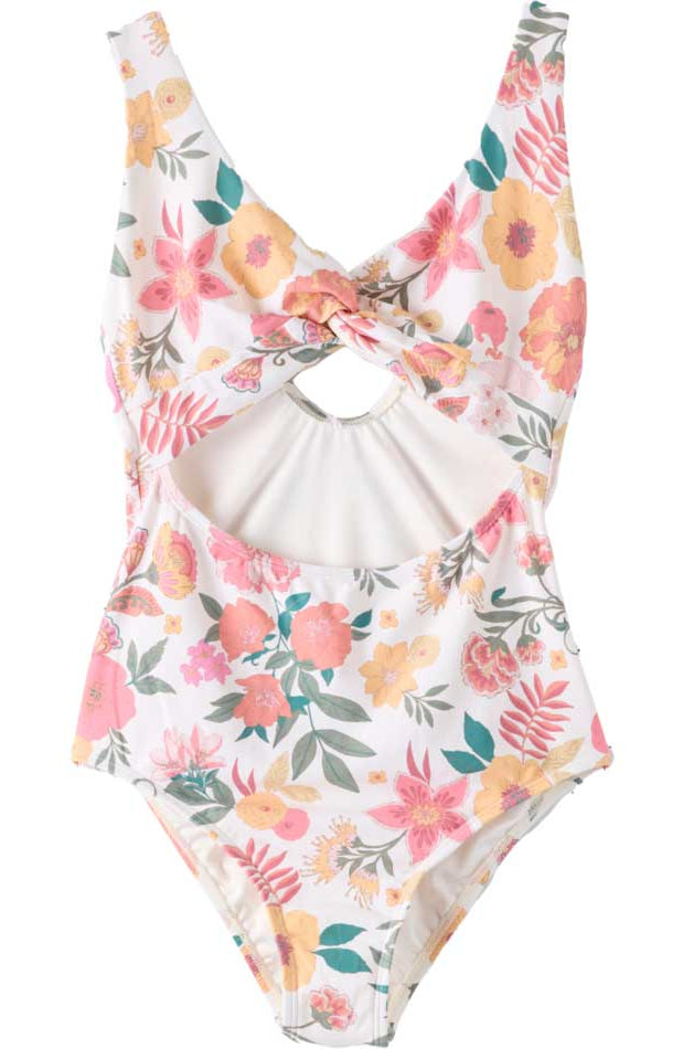 O'Neill: One Piece Camellia Floral Twisted Front Swimsuit