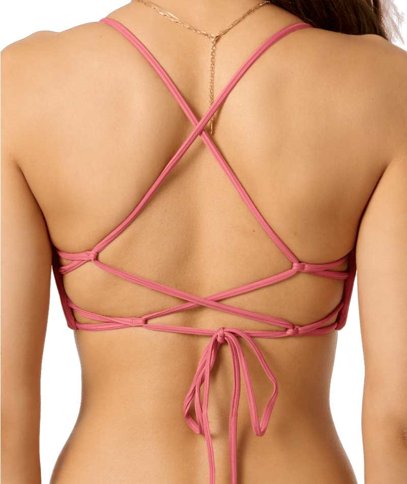 O'Neill: Saltwater Solids Rib Huntington Bralette Bikini Top