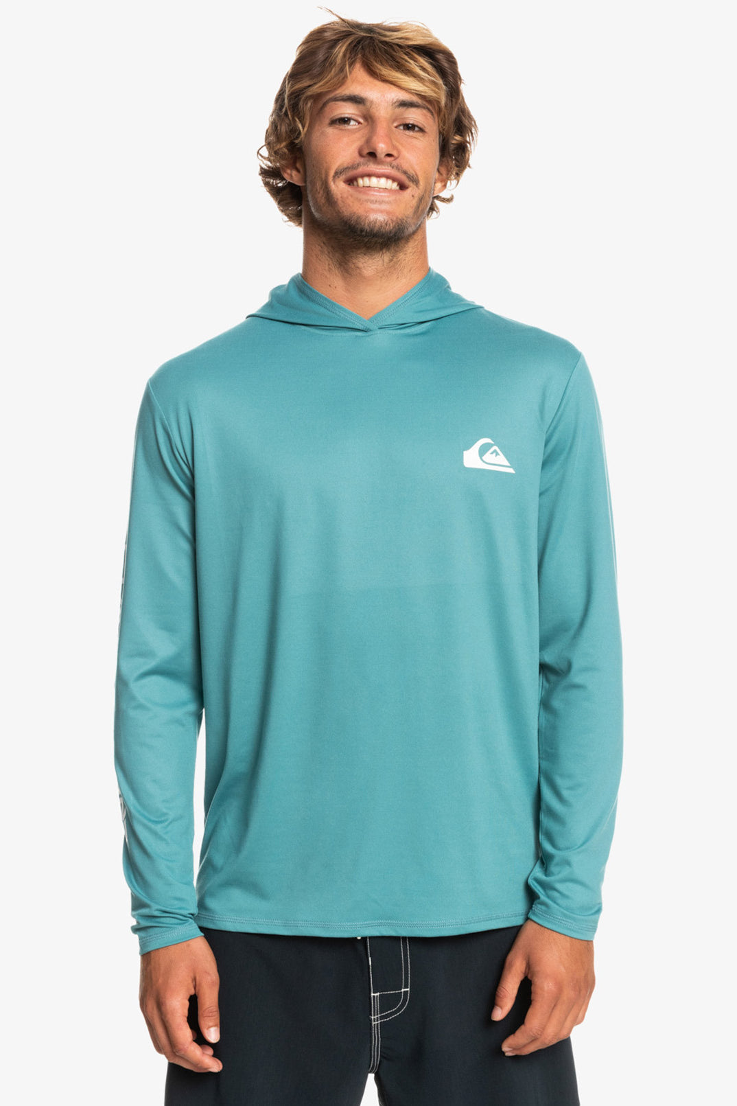 Quiksilver: Omni Session UPF 50 Long Sleeve Hooded Surf Tee