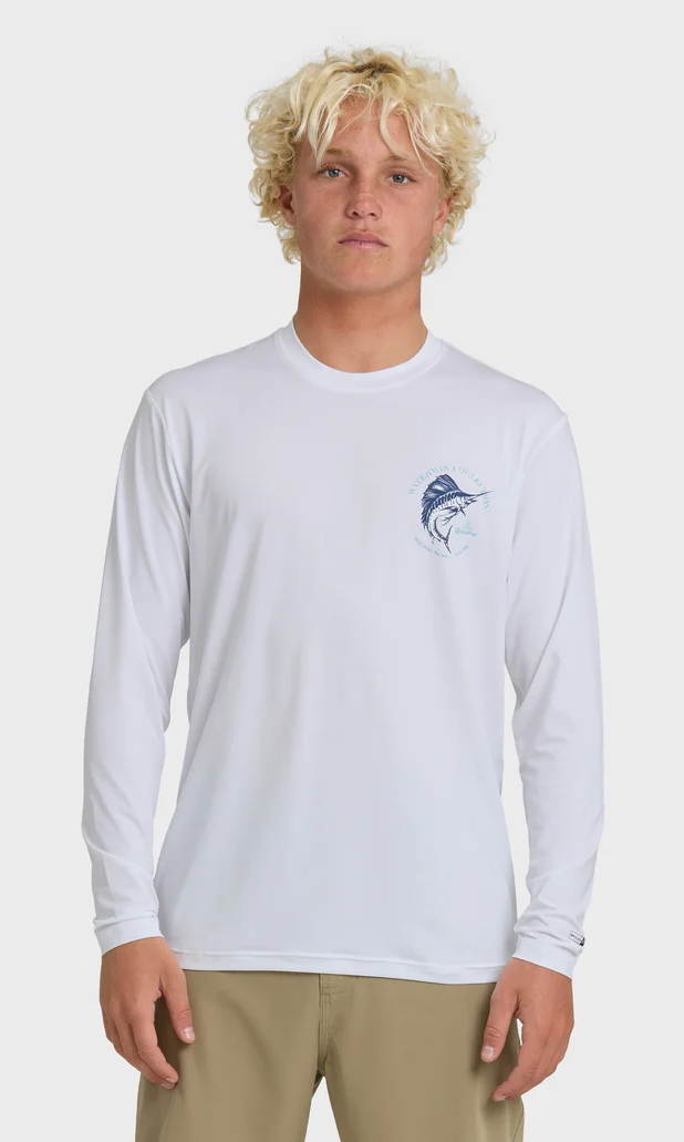 Quiksilver: Waterman Cool Breeze UPF 50 Long Sleeve Surf Shirt