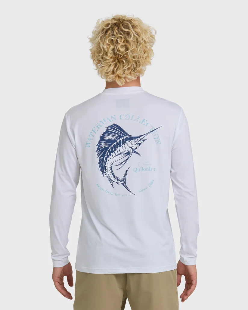 Quiksilver: Waterman Cool Breeze UPF 50 Long Sleeve Surf Shirt