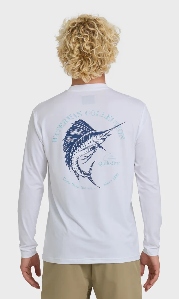 Quiksilver: Waterman Cool Breeze UPF 50 Long Sleeve Surf Shirt