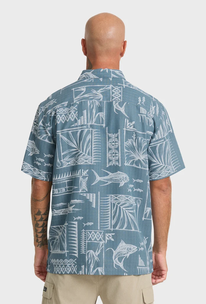 Quiksilver: Waterman Paradise Bay Short Sleeve Woven Shirt