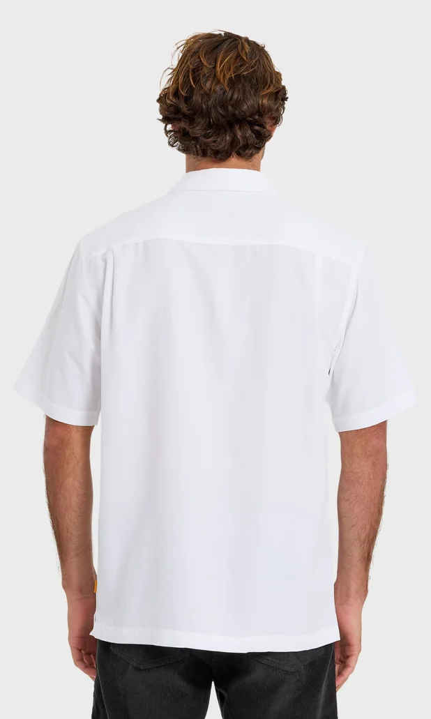 Quiksilver: Waterman Tahiti Palms Short Sleeve Woven Shirt