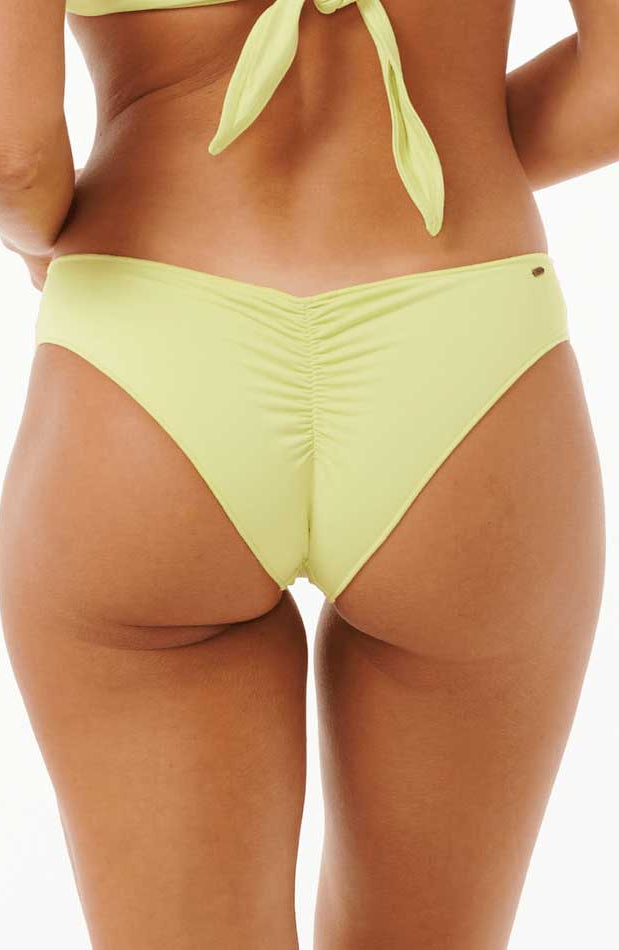 Rip Curl: Classic Surf Cheeky Bikini Bottom - LIME