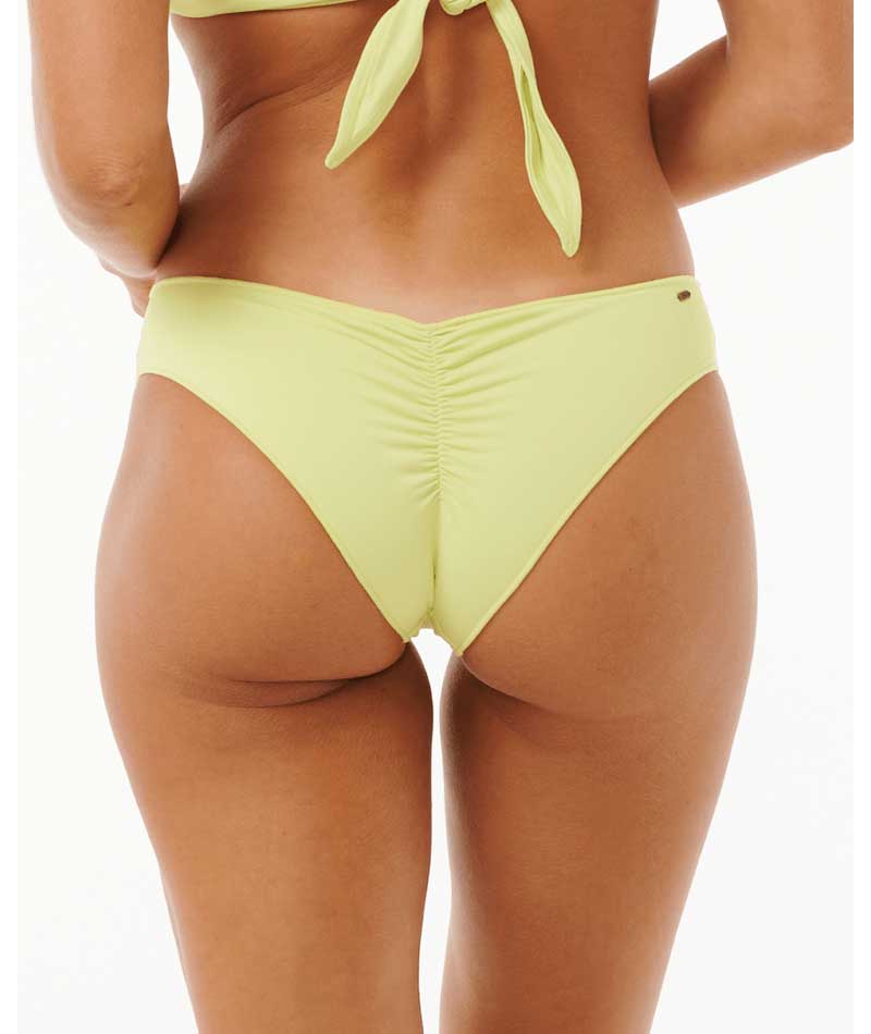 Rip Curl: Classic Surf Cheeky Bikini Bottom - LIME