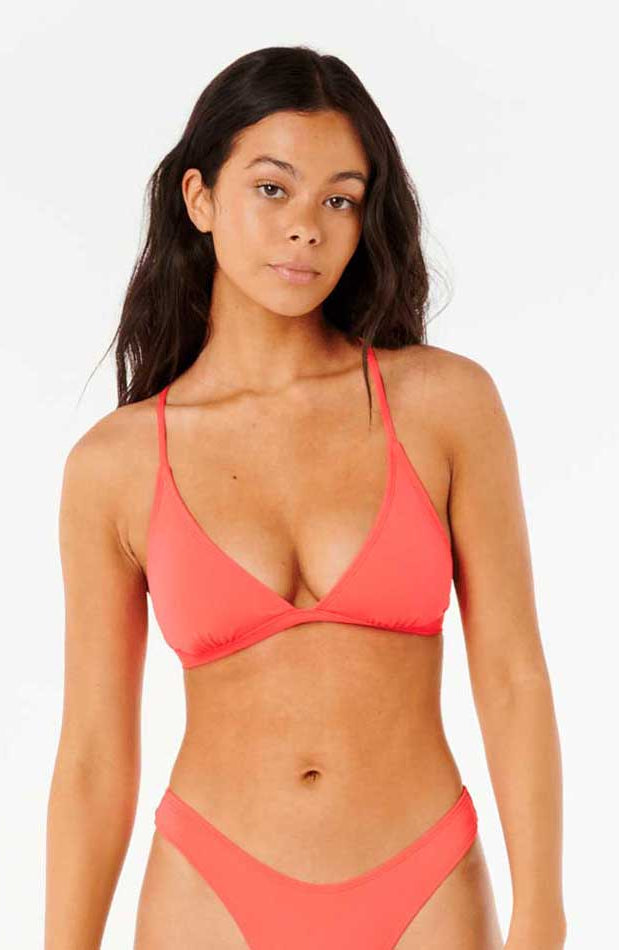 Rip Curl: Classic Surf X-Back Triangle Bikini Top - ELTRCRED