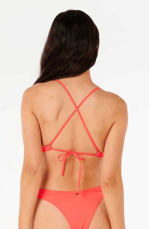Rip Curl: Classic Surf X-Back Triangle Bikini Top - ELTRCRED
