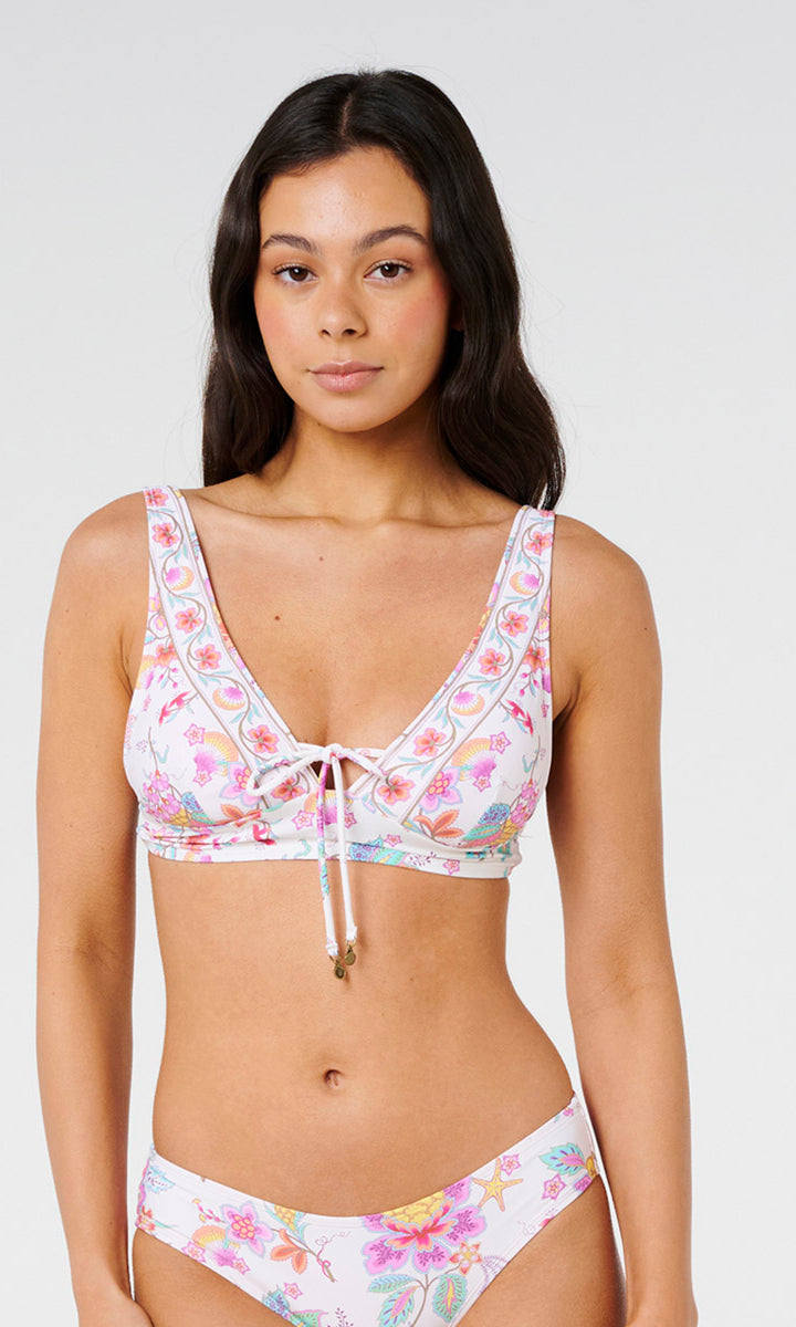 Rip Curl: Half Moon Bay Multi Fit Deep V Bikini Top