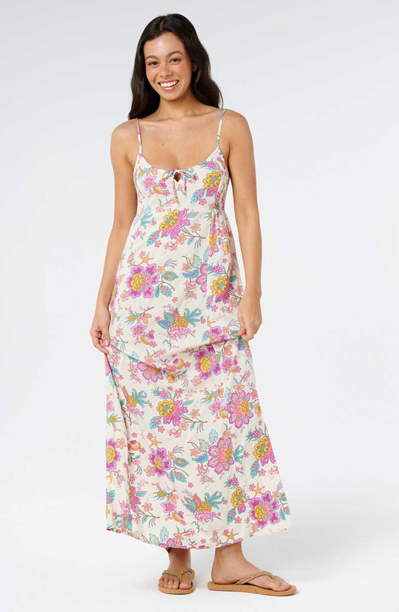 Rip Curl: Half Moon Bay Shirred Side Maxi Dress