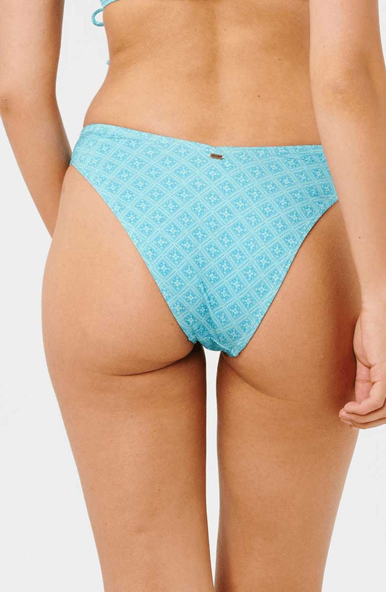 Rip Curl: Moon Geo Hi Leg Cheeky Bikini Bottom