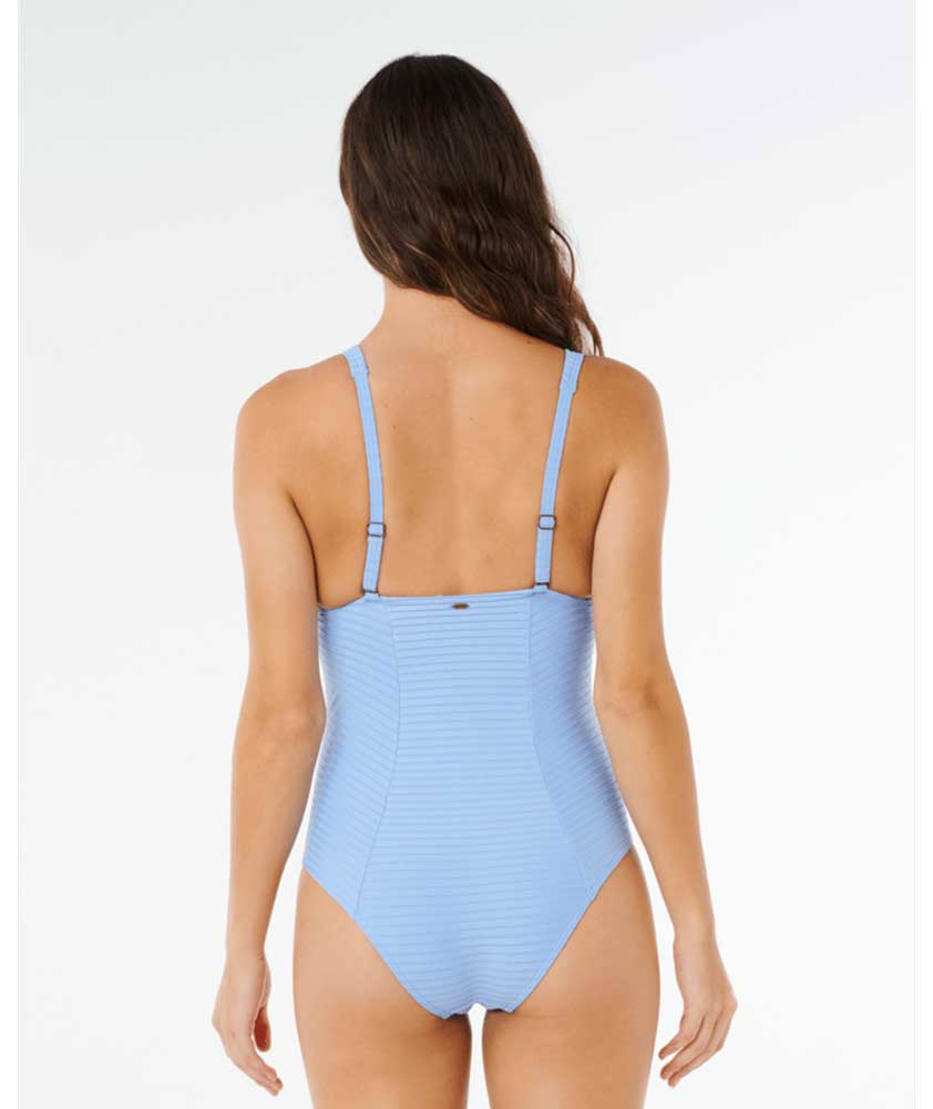 Rip Curl: One Piece Premium Surf D-DD Full Coverage Swimsuit - LT.BLUE