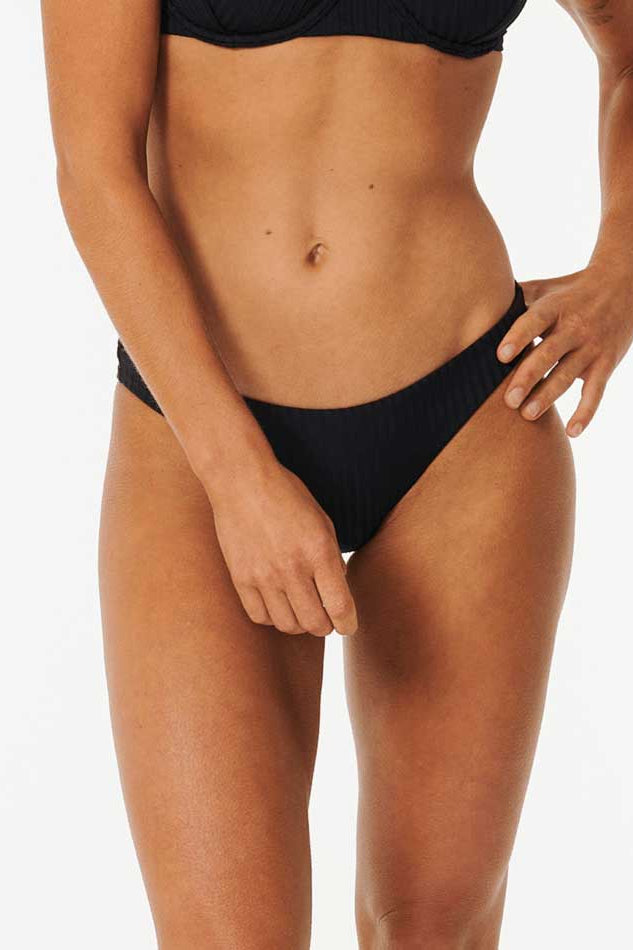 Rip Curl: Premium Surf Cheeky Bikini Bottom - BLACK