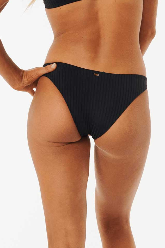 Rip Curl: Premium Surf Cheeky Bikini Bottom - BLACK